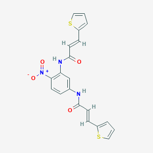 N-(2-nitro-5-{[3-(2-thienyl)acryloyl]amino}phenyl)-3-(2-thienyl)acrylamide