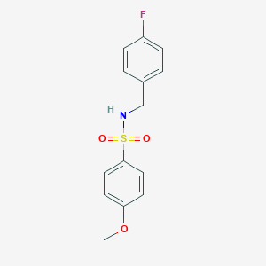 N-(4-fluorobenzyl)-4-methoxybenzenesulfonamide