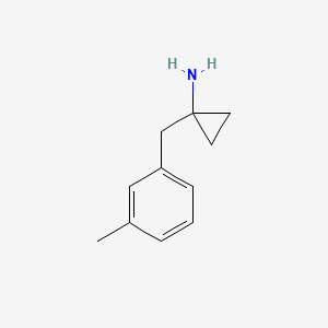B3303666 1-(3-Methylbenzyl)cyclopropanamine CAS No. 92146-66-2