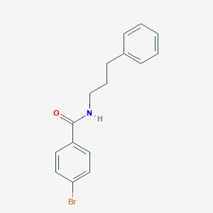 molecular formula C16H16BrNO B330374 4-bromo-N-(3-phenylpropyl)benzamide 