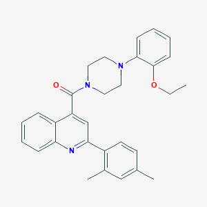 [2-(2,4-Dimethylphenyl)quinolin-4-yl][4-(2-ethoxyphenyl)piperazin-1-yl]methanone