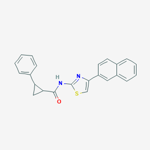 N-[4-(2-naphthyl)-1,3-thiazol-2-yl]-2-phenylcyclopropanecarboxamide