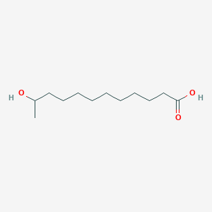 molecular formula C12H24O3 B033040 11-Hydroxydodecanoic acid CAS No. 32459-66-8