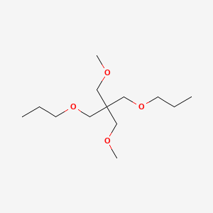 molecular formula C13H28O4 B3304007 2,2-Bis(methoxymethyl)-1,3-dipropoxy-propane CAS No. 92154-17-1