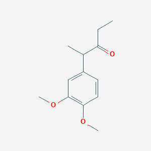molecular formula C13H18O3 B3304093 2-(3,4-二甲氧基苯基)戊-3-酮 CAS No. 92156-84-8