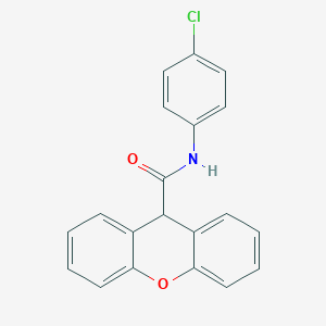 N-(4-chlorophenyl)-9H-xanthene-9-carboxamide