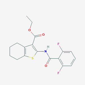 Ethyl 2-[(2,6-difluorobenzoyl)amino]-4,5,6,7-tetrahydro-1-benzothiophene-3-carboxylate