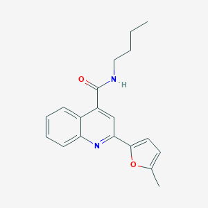 N-butyl-2-(5-methylfuran-2-yl)quinoline-4-carboxamide