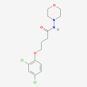 molecular formula C14H18Cl2N2O3 B330478 4-(2,4-dichlorophenoxy)-N-(4-morpholinyl)butanamide 