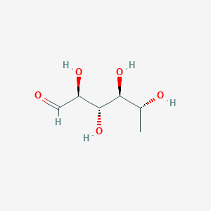 molecular formula C6H12O5 B033048 (2S,3S,4S,5R)-2,3,4,5-tetrahydroxyhexanal CAS No. 64364-07-4