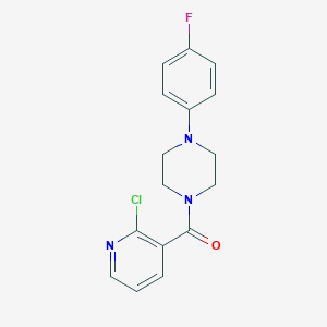 1-[(2-Chloro-3-pyridinyl)carbonyl]-4-(4-fluorophenyl)piperazine