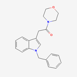 molecular formula C21H22N2O2 B3304870 2-(1-benzyl-1H-indol-3-yl)-1-morpholinoethanone CAS No. 921919-41-7