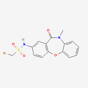 1-bromo-N-(10-methyl-11-oxo-10,11-dihydrodibenzo[b,f][1,4]oxazepin-2-yl)methanesulfonamide