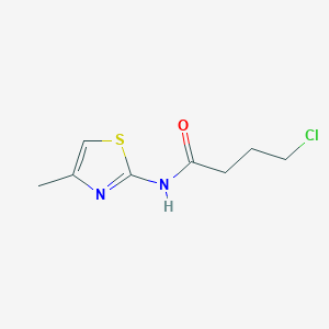 4-chloro-N-(4-methyl-1,3-thiazol-2-yl)butanamide