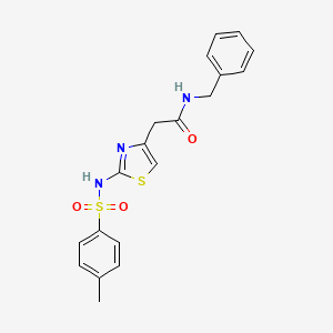 N-benzyl-2-(2-(4-methylphenylsulfonamido)thiazol-4-yl)acetamide