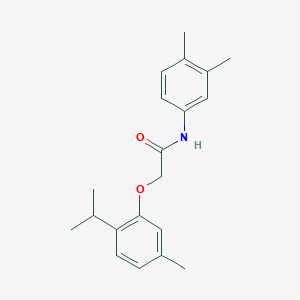 N-(3,4-dimethylphenyl)-2-(2-isopropyl-5-methylphenoxy)acetamide