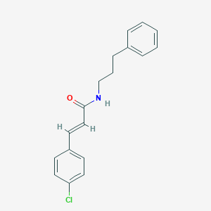 3-(4-chlorophenyl)-N-(3-phenylpropyl)acrylamide
