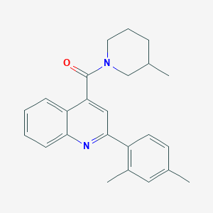 [2-(2,4-Dimethylphenyl)-4-quinolyl](3-methylpiperidino)methanone