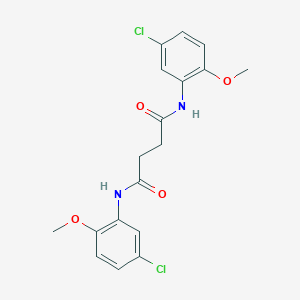 N,N'-bis(5-chloro-2-methoxyphenyl)butanediamide