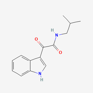 molecular formula C14H16N2O2 B3305123 2-(1H-indol-3-yl)-N-isobutyl-2-oxoacetamide CAS No. 92255-65-7