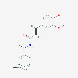 N-[1-(1-adamantyl)ethyl]-3-(3,4-dimethoxyphenyl)acrylamide