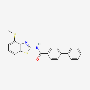 N-(4-(methylthio)benzo[d]thiazol-2-yl)-[1,1'-biphenyl]-4-carboxamide