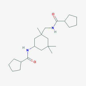 N-(3-{[(cyclopentylcarbonyl)amino]methyl}-3,5,5-trimethylcyclohexyl)cyclopentanecarboxamide