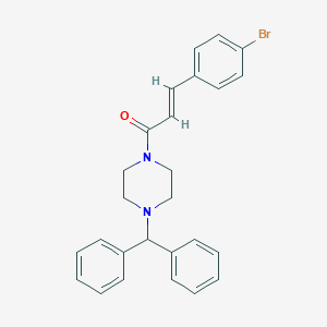 1-Benzhydryl-4-[3-(4-bromophenyl)acryloyl]piperazine