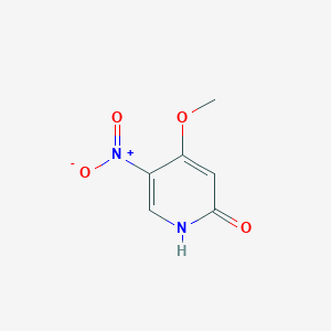 molecular formula C6H6N2O4 B033052 4-甲氧基-5-硝基吡啶-2(1H)-酮 CAS No. 607373-82-0