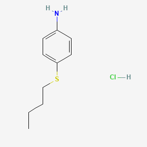 molecular formula C10H16ClNS B3305211 4-(Butylthio)aniline hydrochloride CAS No. 92286-68-5