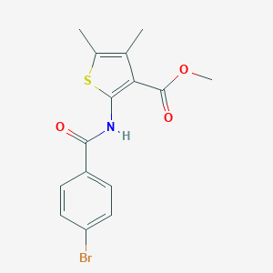 Methyl 2-(4-bromobenzamido)-4,5-dimethylthiophene-3-carboxylate