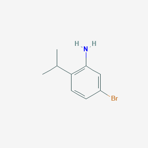 molecular formula C9H12BrN B3305371 5-Bromo-2-isopropylaniline CAS No. 923148-28-1