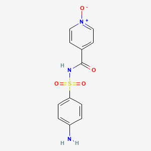 molecular formula C12H11N3O4S B3305392 N-[(4-Aminophenyl)sulfonyl]isonicotinamide 1-oxide CAS No. 923163-95-5