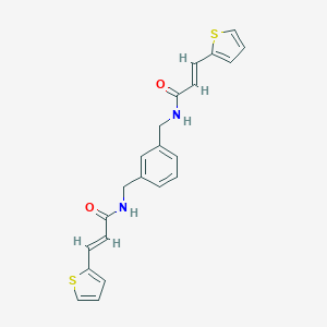 3-(2-thienyl)-N-[3-({[3-(2-thienyl)acryloyl]amino}methyl)benzyl]acrylamide