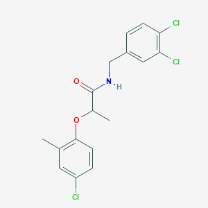 2-(4-chloro-2-methylphenoxy)-N-(3,4-dichlorobenzyl)propanamide