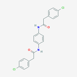 2-(4-chlorophenyl)-N-(4-{[(4-chlorophenyl)acetyl]amino}phenyl)acetamide