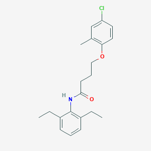 4-(4-chloro-2-methylphenoxy)-N-(2,6-diethylphenyl)butanamide