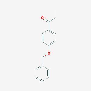 molecular formula C16H16O2 B033055 4-苄氧基丙苯酮 CAS No. 4495-66-3