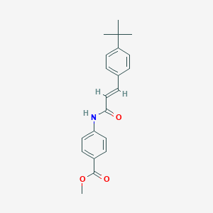 methyl 4-{[(2E)-3-(4-tert-butylphenyl)prop-2-enoyl]amino}benzoate