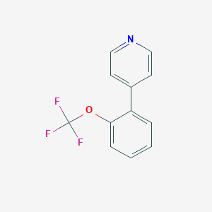 B3305583 4-(2-(Trifluoromethoxy)phenyl)pyridine CAS No. 923297-56-7