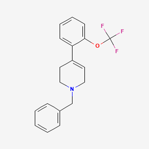 1-Benzyl-4-(2-trifluoromethoxy-phenyl)-1,2,3,6-tetrahydro-pyridine