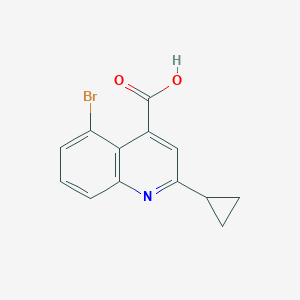 5-Bromo-2-cyclopropylquinoline-4-carboxylic acid