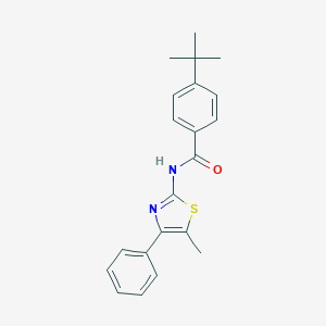 4-tert-butyl-N-(5-methyl-4-phenyl-1,3-thiazol-2-yl)benzamide