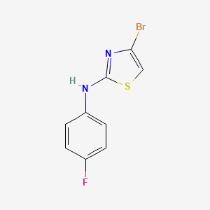 molecular formula C9H6BrFN2S B3305746 4-Bromo-N-(4-fluorophenyl)thiazol-2-amine CAS No. 923947-59-5