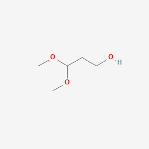 molecular formula C5H12O3 B3305769 3-Hydroxy-1,1-dimethoxy-propane CAS No. 92403-95-7