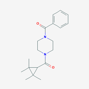 (4-Benzoyl-piperazin-1-yl)-(2,2,3,3-tetramethyl-cyclopropyl)-methanone