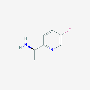 molecular formula C7H9FN2 B3305827 (R)-1-(5-fluoropyridin-2-yl)ethanamine CAS No. 924307-99-3