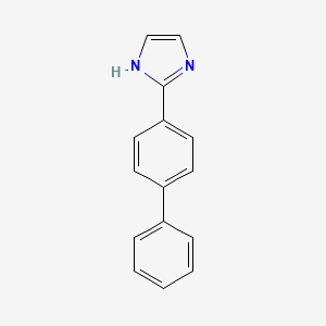 molecular formula C15H12N2 B3305837 2-(4-Biphenylyl)imidazole CAS No. 92437-07-5
