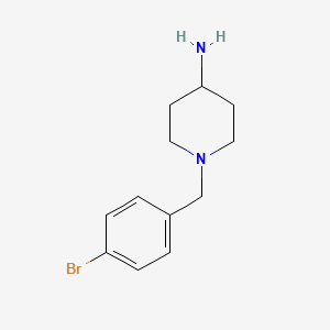 1-[(4-Bromophenyl)methyl]piperidin-4-amine