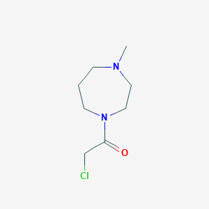molecular formula C8H15ClN2O B3305973 2-Chloro-1-(4-methyl-[1,4]diazepan-1-yl)-ethanone CAS No. 925591-13-5